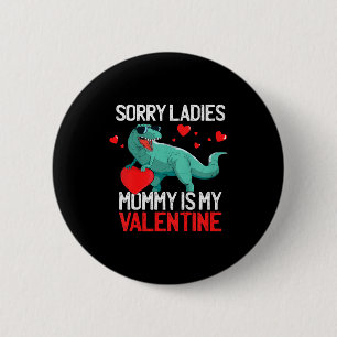 Badge Rond 5 Cm T-shirt de la Saint-Valentin pour garçons Désolées
