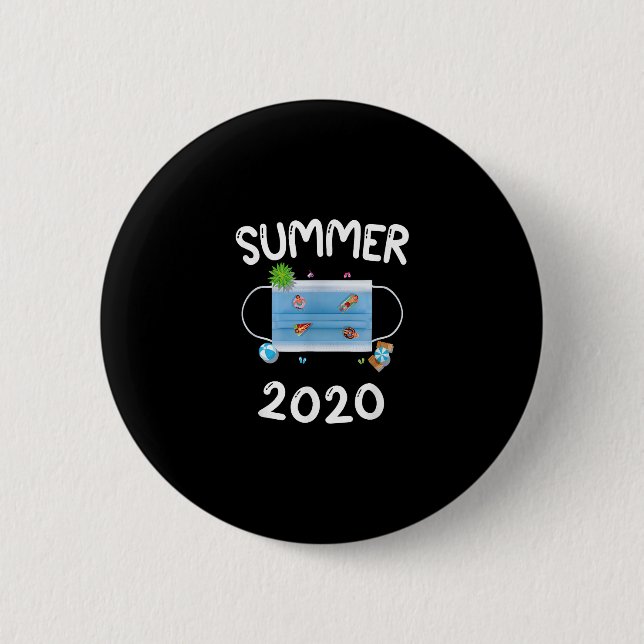 Badge Rond 5 Cm T-shirt de Mask Mask (Devant)