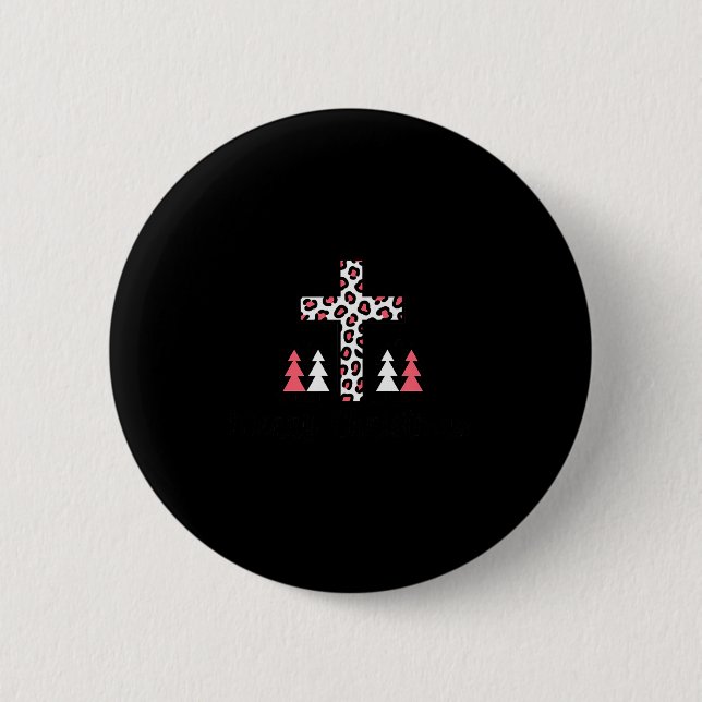 Badge Rond 5 Cm T-shirt de Noël  (Devant)