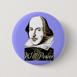 Badge Rond 5 Cm T-shirt de puissance de volonté de William