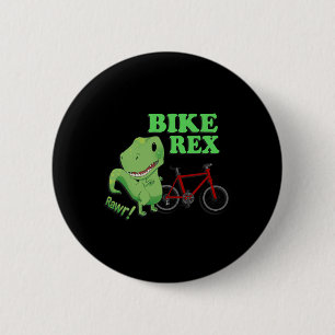 Badge Rond 5 Cm T-shirt de vélo de montagne T-rex mignon dinosaure