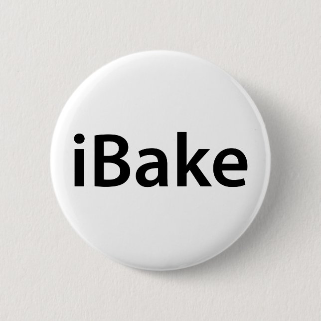 Badge Rond 5 Cm T-shirt d'iBake (Devant)