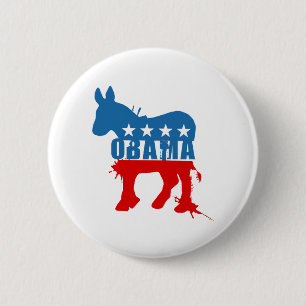 Badge Rond 5 Cm T-shirt d'Obama