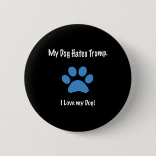 Badge Rond 5 Cm T-shirt drôle anti Trump citation amateurs de chie