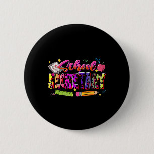 Badge Rond 5 Cm T-shirt drôle de cool d'école Crayon Lunettes Reto