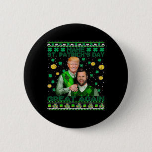 Badge Rond 5 Cm T-shirt drôle de frères Trump Vance pour la Saint-