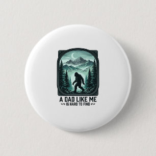 Badge Rond 5 Cm T-shirt drôle de papa Bigfoot gravure vintage pour