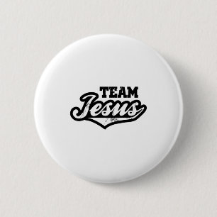 Badge Rond 5 Cm T Shirt Équipe Jésus