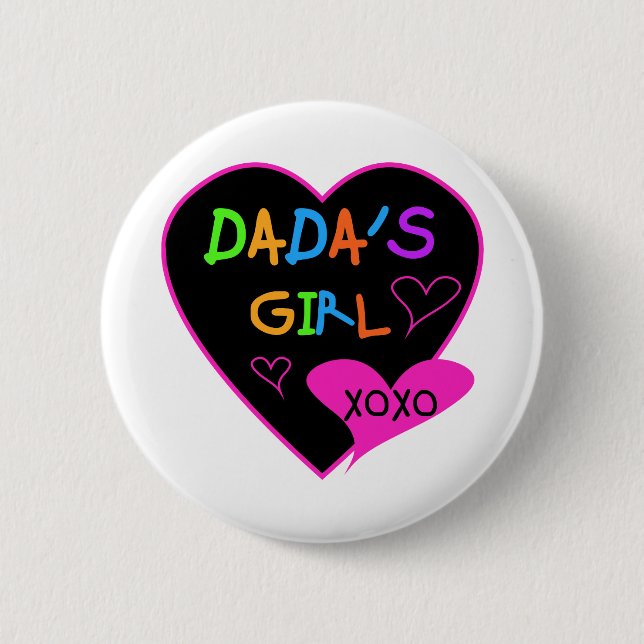 Badge Rond 5 Cm T-shirt fille de Dada, Mug, Bouton, Aimant, Plus (Devant)