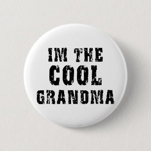 Badge Rond 5 Cm T-shirt frais de grand-maman