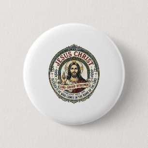 Badge Rond 5 Cm T-shirt graphique de studio de danse de Jésus Ball