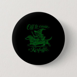Badge Rond 5 Cm T-shirt graphique drôle de teckel grenouille pour