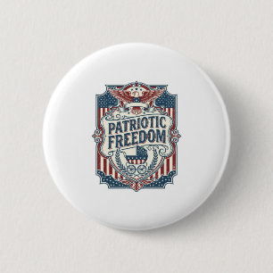 Badge Rond 5 Cm T-shirt graphique vectoriel Baby Shower patriotiqu