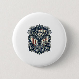 Badge Rond 5 Cm T-shirt graphique vectoriel d'observateur d'oiseau
