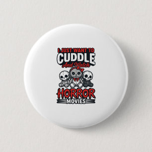 Badge Rond 5 Cm T-shirt graphique vintage avec un design de film d