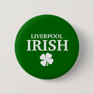 Badge Rond 5 Cm T-shirt irlandais fait sur commande fier de ville