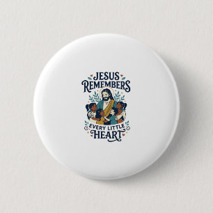 Badge Rond 5 Cm T-Shirt Jésus Réconfort Fausses Couches Guérison I