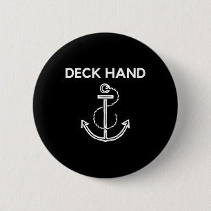 Badge Rond 5 Cm T Shirt Main D'Equipage Bateau Et Voile