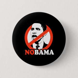 BADGE ROND 5 CM T-SHIRT NOBAMA / ANTI-OBAMA