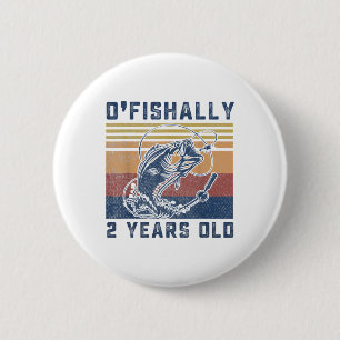 Badge Rond 5 Cm T-shirt «Officiellement 2 ans» pour 2e anniversair