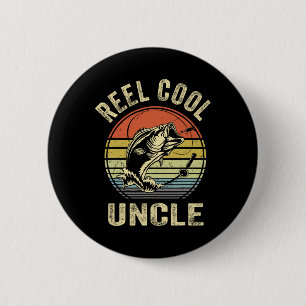 Badge Rond 5 Cm T-shirt Oncle Super Cool Fête des Pères Byss Papa