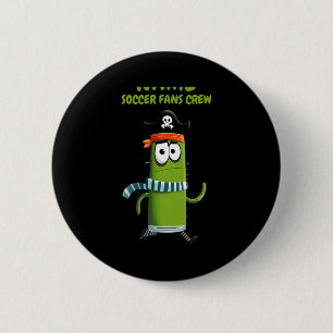 Badge Rond 5 Cm T Shirt Personnalisé Équipe de Fans de Football Ca