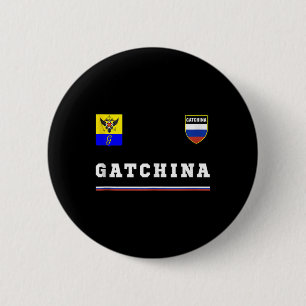 Badge Rond 5 Cm T-shirt sport de Gatchina avec maillot de football
