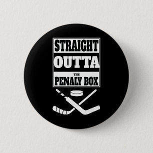 Badge Rond 5 Cm T-shirt Straight Outta Penalty Box – Drôle de hock