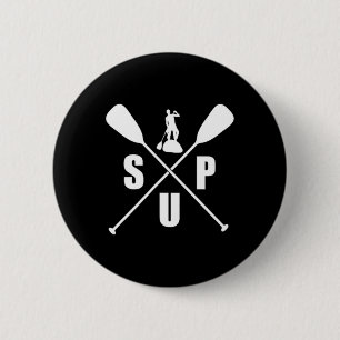 Badge Rond 5 Cm T Shirt Sup Planche De Stand Up Paddle Tee Surf Ba