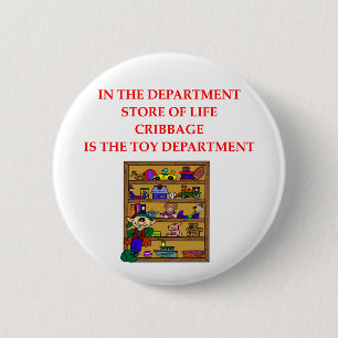 Badge Rond 5 Cm T-shirts de cadeaux de joueur de CRIBBAGE