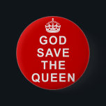 Badge Rond 5 Cm T-shirts de God Save the Queen, sacs, cadeaux<br><div class="desc">Nous avons pris le classique "GARDONS LE CALME ET CONTINUONS" l'affiche de la deuxième guerre mondiale et avons changé les mots pour lire GOD SAVE THE QUEEN.   Une grande conception commémorative pour célébrer et se rappeler le jubilé 2012 de diamant.  T-shirts,  habillement,  sacs.  T-shirts,  habillement,  sacs.</div>