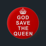 Badge Rond 5 Cm T-shirts de God Save the Queen, sacs, cadeaux<br><div class="desc">Nous avons pris le classique "GARDONS LE CALME ET CONTINUONS" l'affiche de la deuxième guerre mondiale et avons changé les mots pour lire GOD SAVE THE QUEEN.   Une grande conception commémorative pour célébrer et se rappeler le jubilé 2012 de diamant.  T-shirts,  habillement,  sacs.  T-shirts,  habillement,  sacs.</div>
