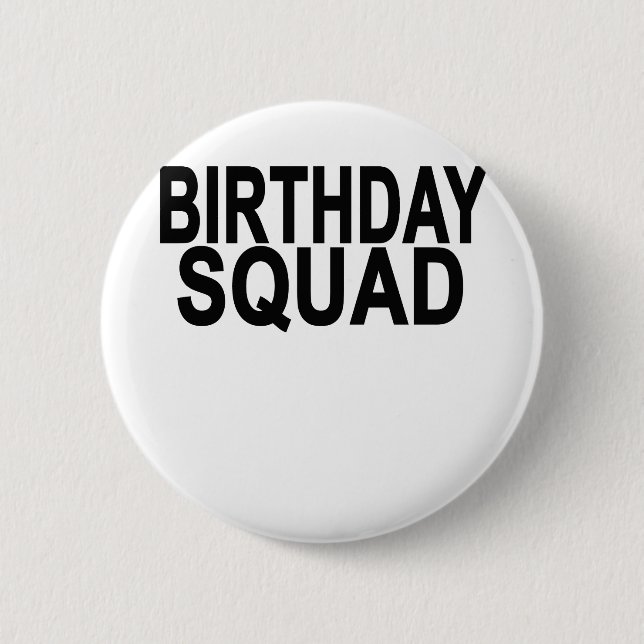 Badge Rond 5 Cm T-shirts de peloton d'anniversaire. (Devant)