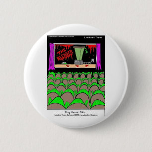 Badge Rond 5 Cm T-shirts drôles de film d'horreur de grenouille Mu