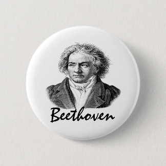 Badge Rond 5 Cm T-shirts et cadeaux Beethoven