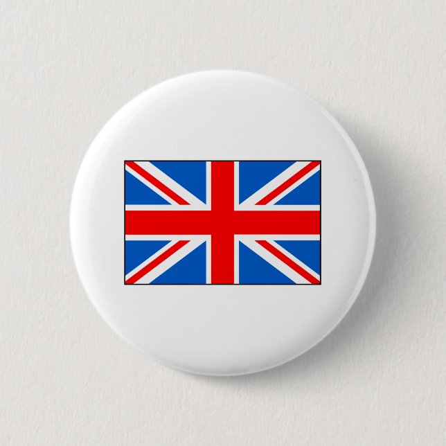 Badge Rond 5 Cm T-shirts et cadeaux britanniques de drapeau (Devant)