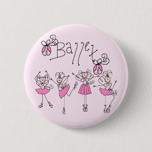 Badge Rond 5 Cm T-shirts et cadeaux de ballet