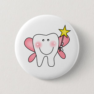 Badge Rond 5 Cm T-shirts et cadeaux de fée de dent