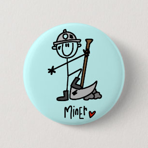 Badge Rond 5 Cm T-shirts et cadeaux de mineur de base