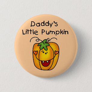 Badge Rond 5 Cm T-shirts et cadeaux de papa's Little Citrouille
