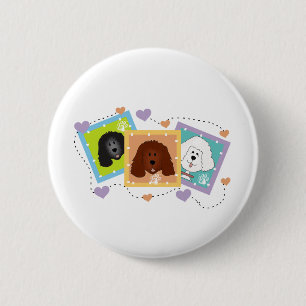 Badge Rond 5 Cm T-shirts et cadeaux de portraits de chien