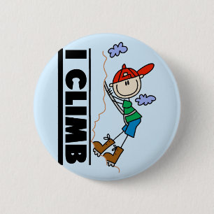 Badge Rond 5 Cm T-shirts et cadeaux d'escalade de roche