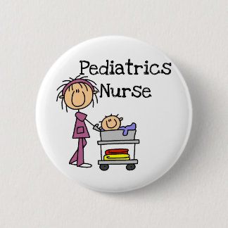Badge Rond 5 Cm T-shirts et cadeaux d'infirmière de pédiatrie