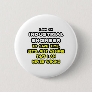 Badge Rond 5 Cm T-shirts et cadeaux d'ingénieur industriel