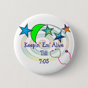 Badge Rond 5 Cm T-shirts et cadeaux drôles d'infirmière