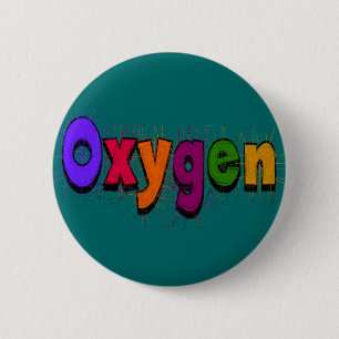Badge Rond 5 Cm T-shirts et cadeaux du "oxygène" de thérapeute