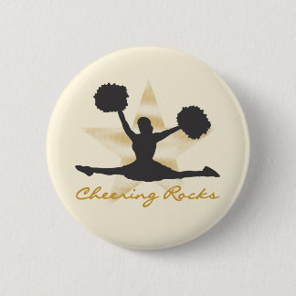 Badge Rond 5 Cm T-shirts et cadeaux encourageants de roches d'or