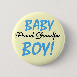 Badge Rond 5 Cm T-shirts et cadeaux fiers de bébé de grand-papa