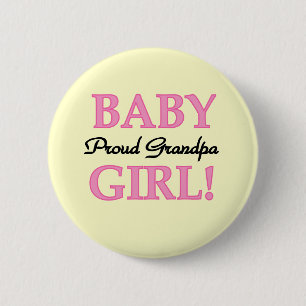 Badge Rond 5 Cm T-shirts et cadeaux fiers de bébé de grand-papa