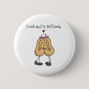 Badge Rond 5 Cm T-shirts et Cadeaux Fou de Ma Meilleure Amie